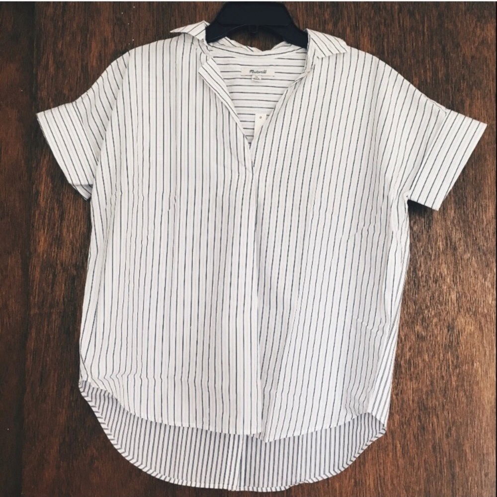 Madewell stripe courier shirt